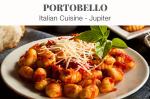Order Food and E-Gift Cards from Portobello Italian restaurant in Jupiter,  FL