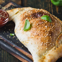 meat filled stromboli